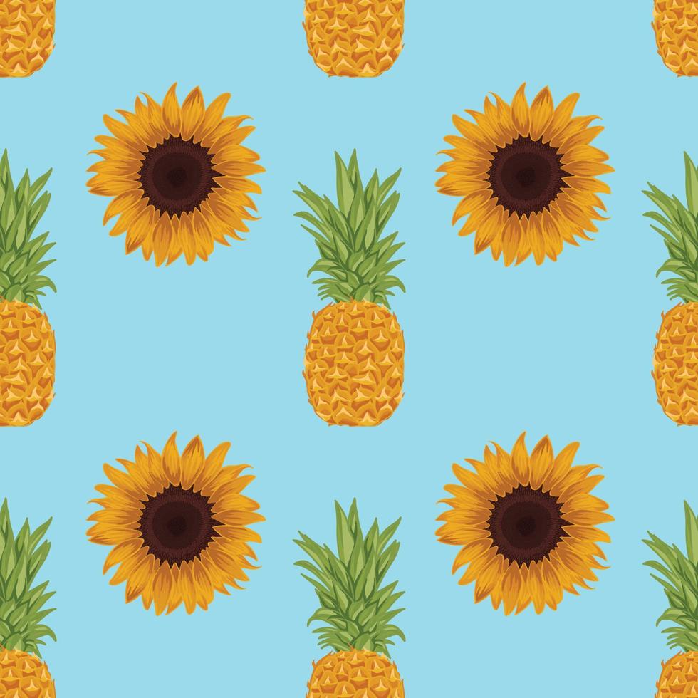 cute hand draw fruit art seamless pattern vector