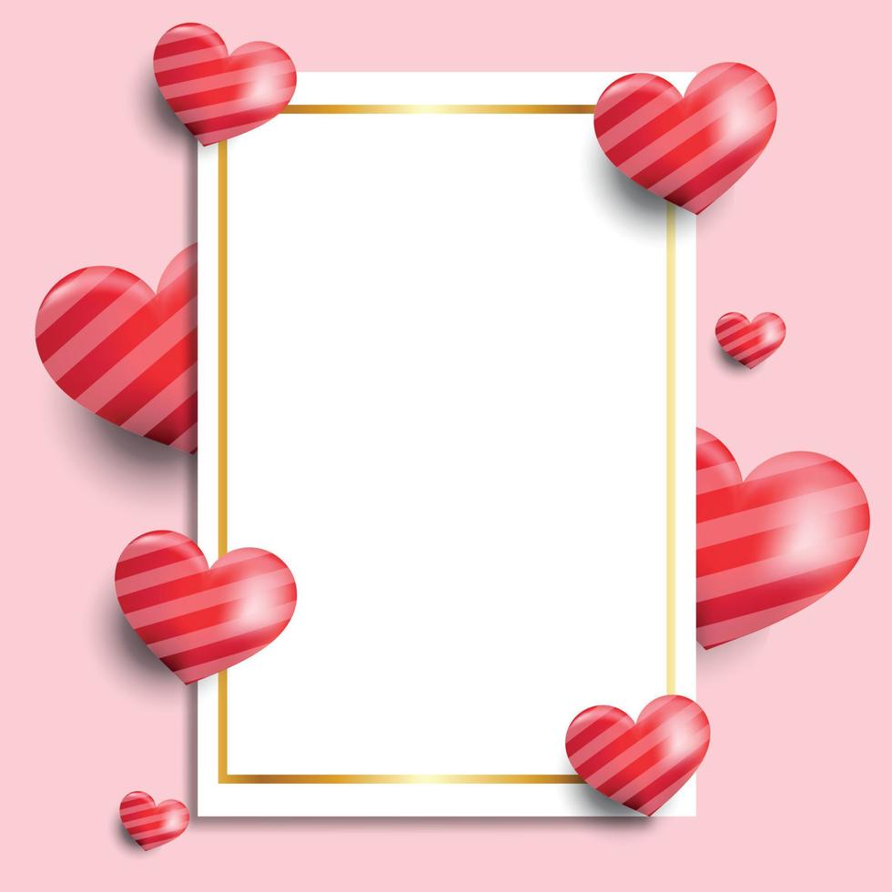 Love Frame illustration vector