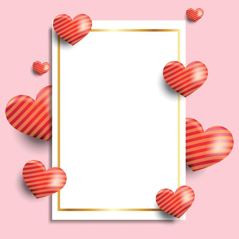 Love Frame illustration vector