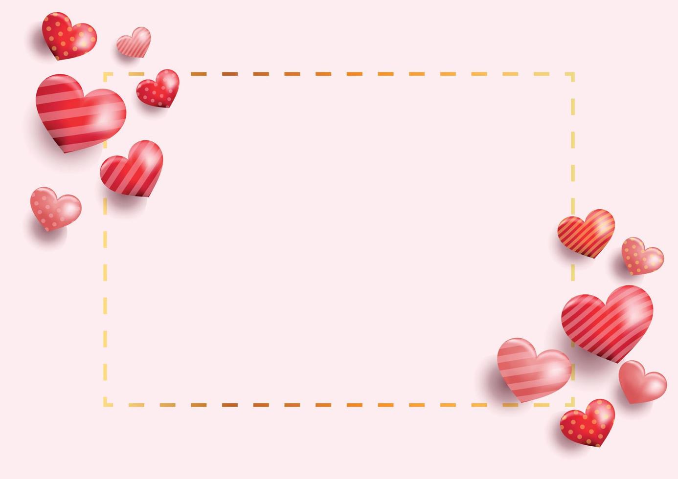love frame illustration vector