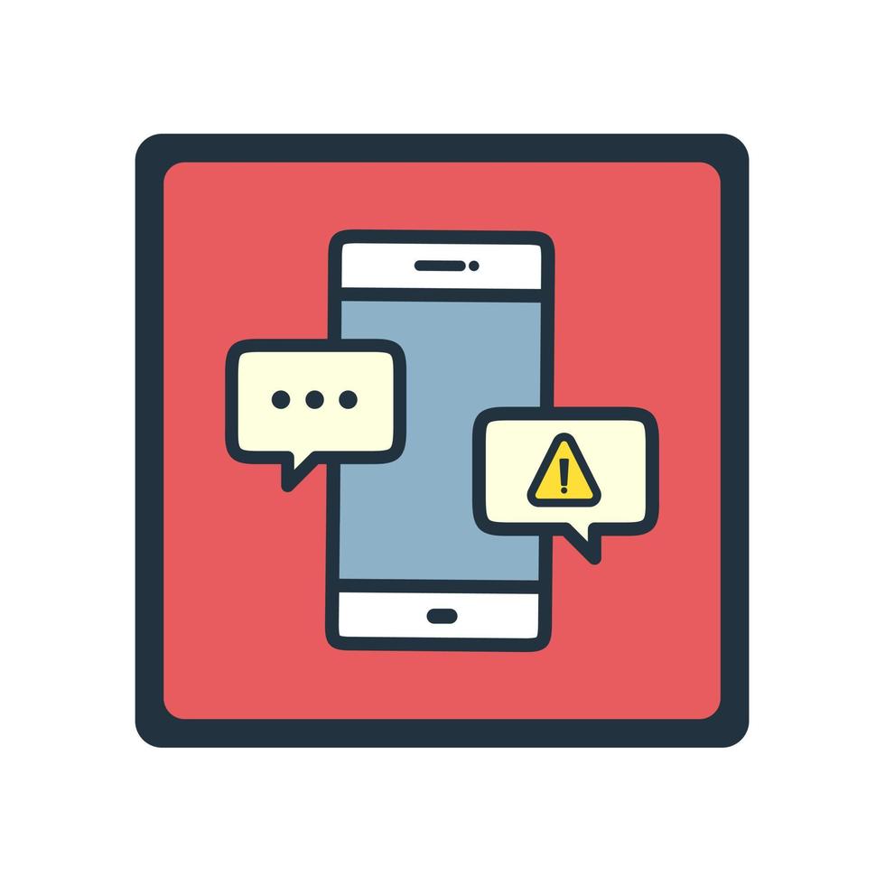 message communication flat icon. chat symbol design isolated on a white background. vector