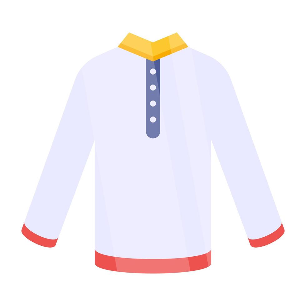 Premium download icon of kurta vector