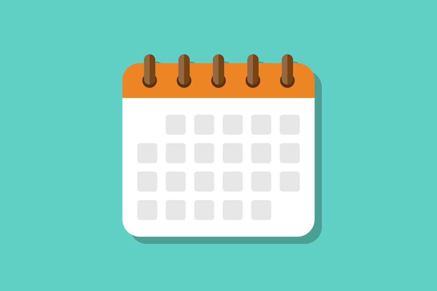 Calendar flat design vector 6327622 Vector Art at Vecteezy