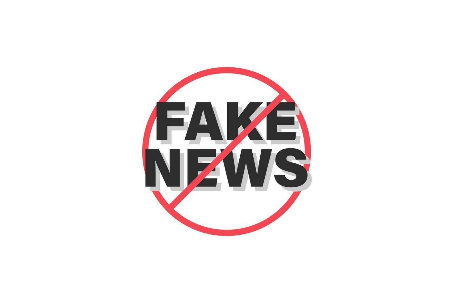 Stop fake news vector 6327671 Vector Art at Vecteezy