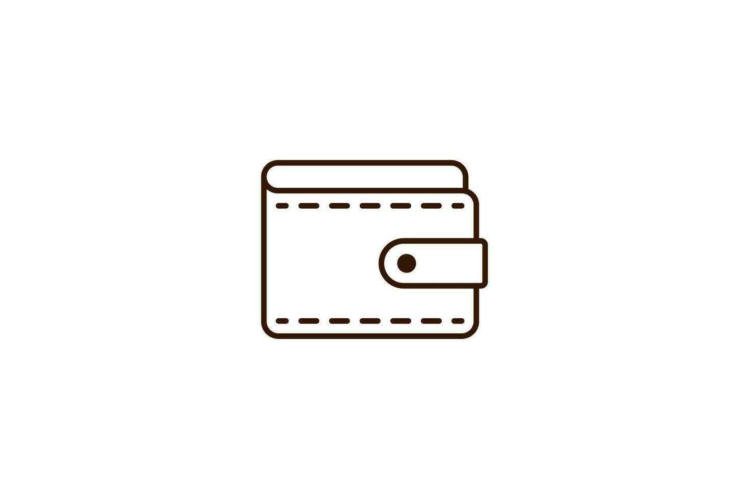 Wallet icon line vector 6327708 Vector Art at Vecteezy