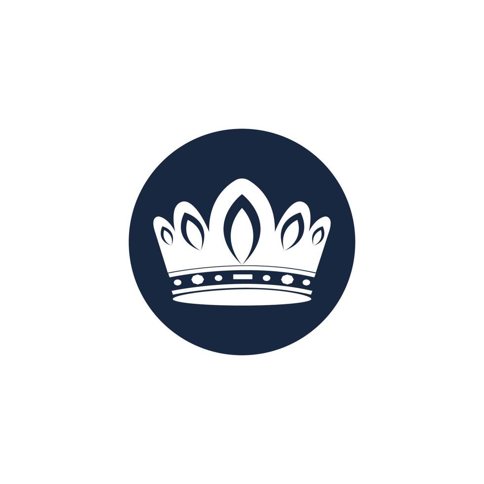 Royal king  queen  princess crown Vector icon elements logo background