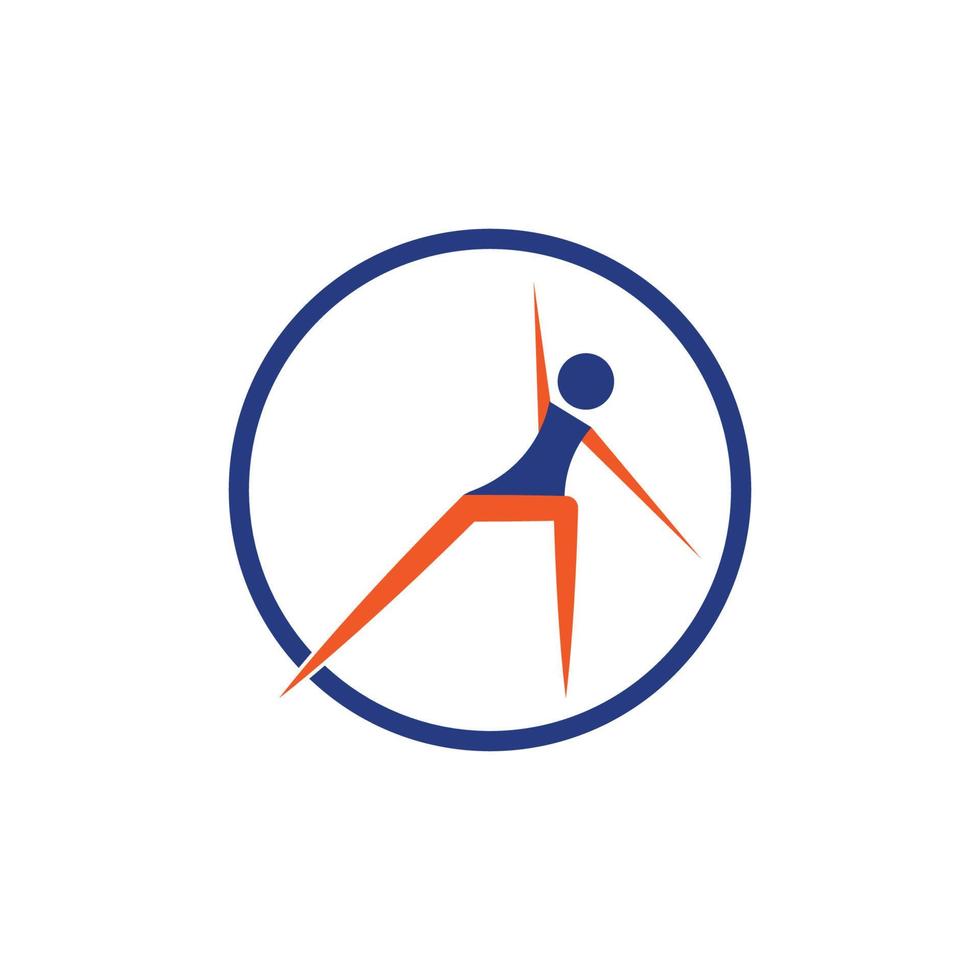 icono de vector de plantilla de logotipo de vida saludable