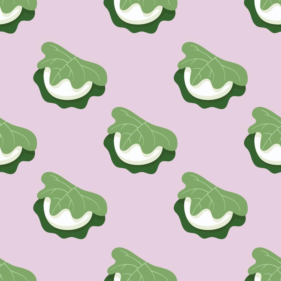 Seamless Japanese desert cartoon pattern vector