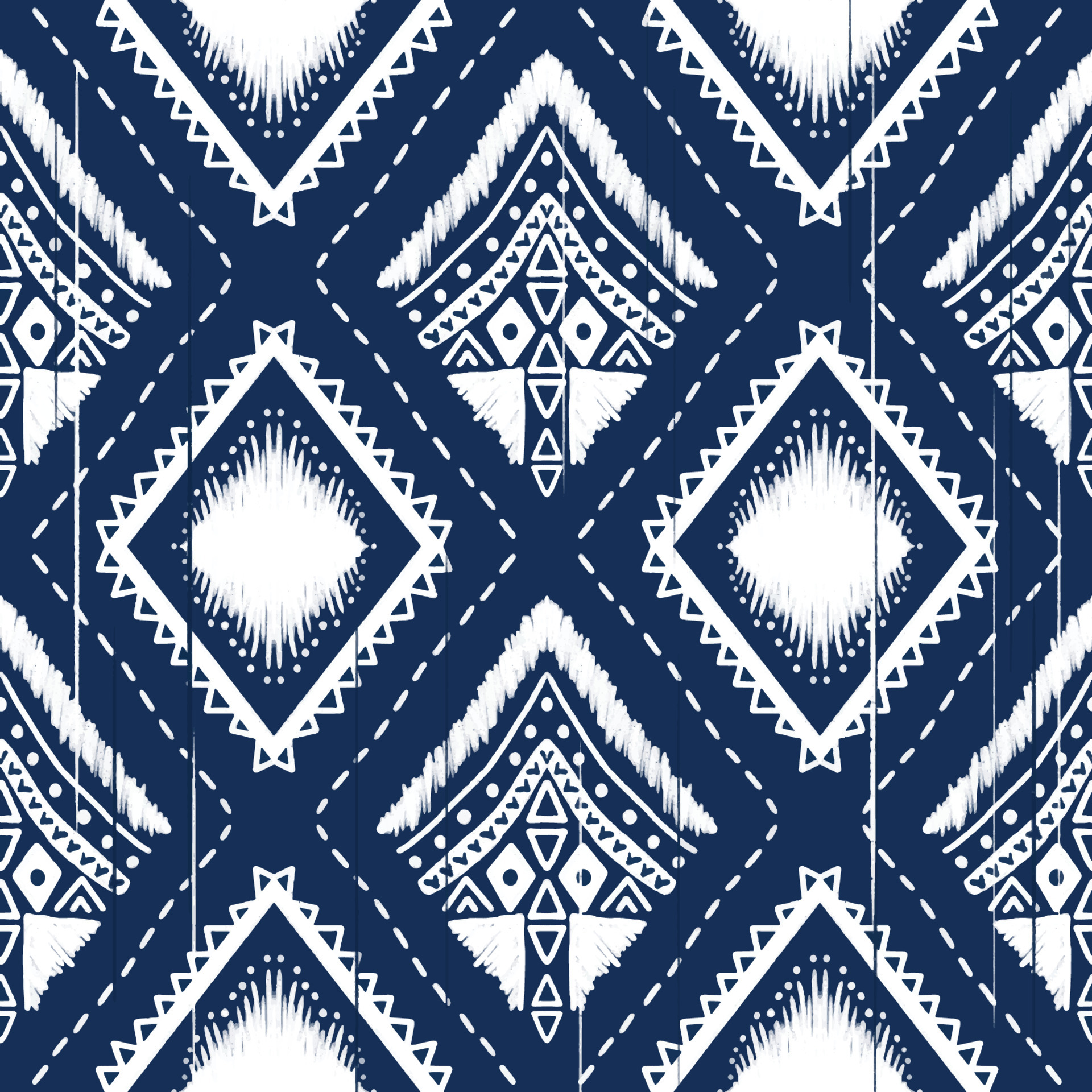 White Diamond on Indigo Blue. Geometric ethnic oriental pattern traditional  Design for background,carpet,wallpaper,clothing,wrapping,Batik,fabric,  vector illustration embroidery style 6328790 Vector Art at Vecteezy