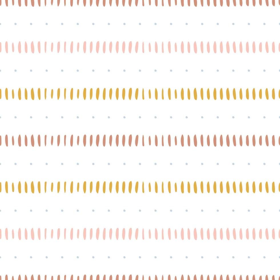 Vector seamless surface pattern design Childish background Trendy customized color Childhood hipster Boho theme Scandinavian style geometric abstract pattern For printing on paper and fabric