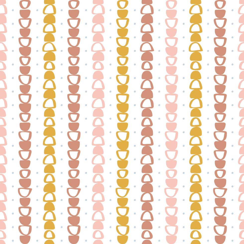 Vector seamless surface pattern design Childish background Trendy customized color Childhood hipster Boho theme Scandinavian style geometric abstract pattern For printing on paper and fabric