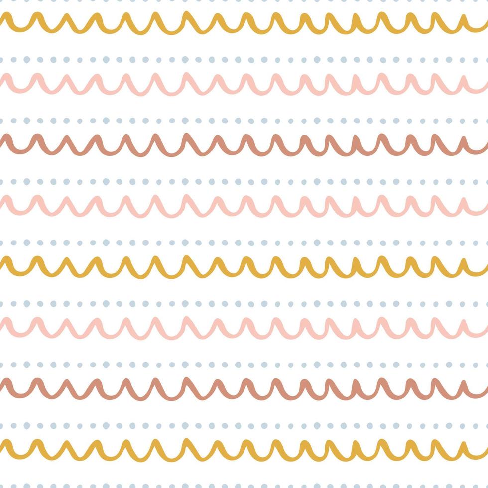 Vector seamless surface pattern design Childish background Trendy customized color Childhood hipster Boho theme Scandinavian style geometric abstract pattern For printing on paper and fabric