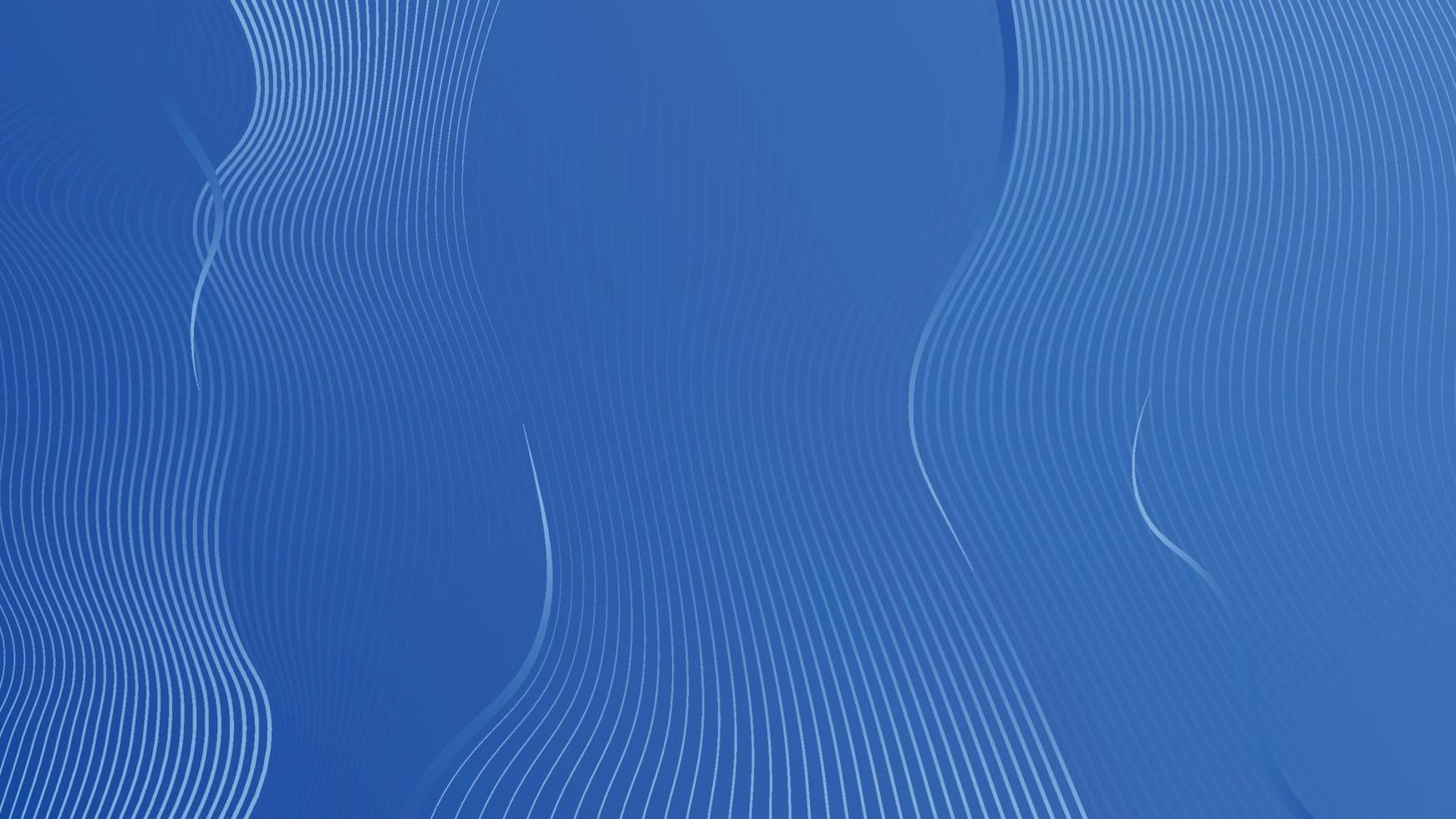 Modern wave lines abstract background. Blue dynamic composition shapes. Abstract geometrical template vector