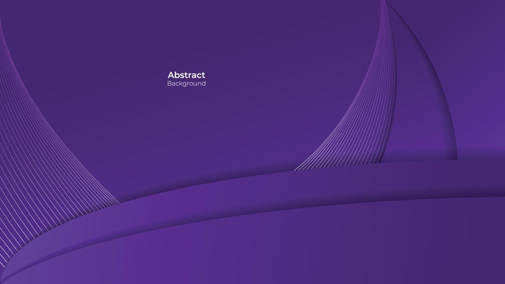 Abstract background wavy with curved lines. Dynamic composition violet. Vector 10 EPS