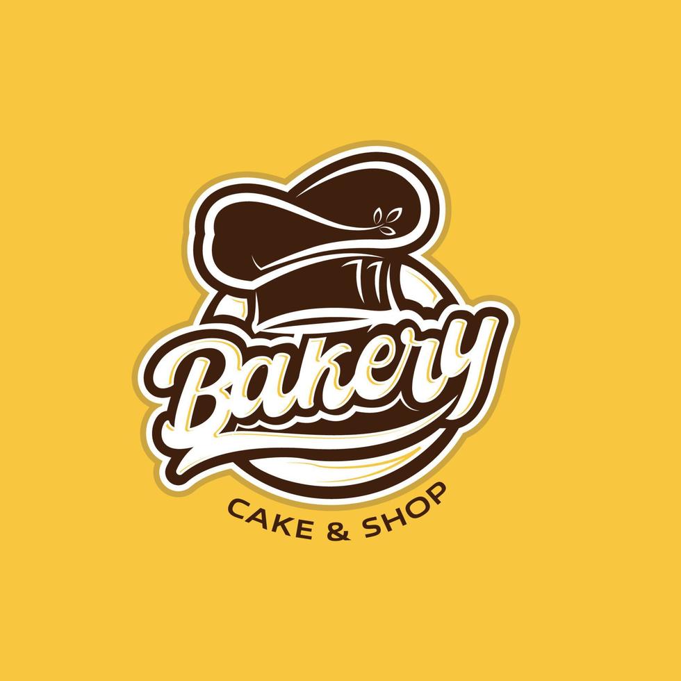 emblema del logotipo de panadería vector