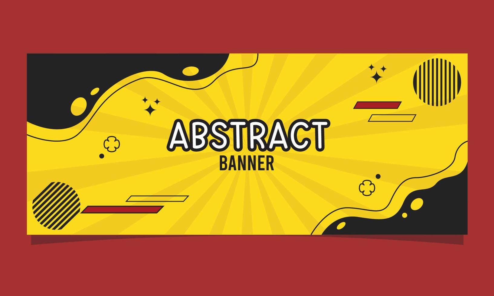 Abstract Social Media Cover Banner Template Vector