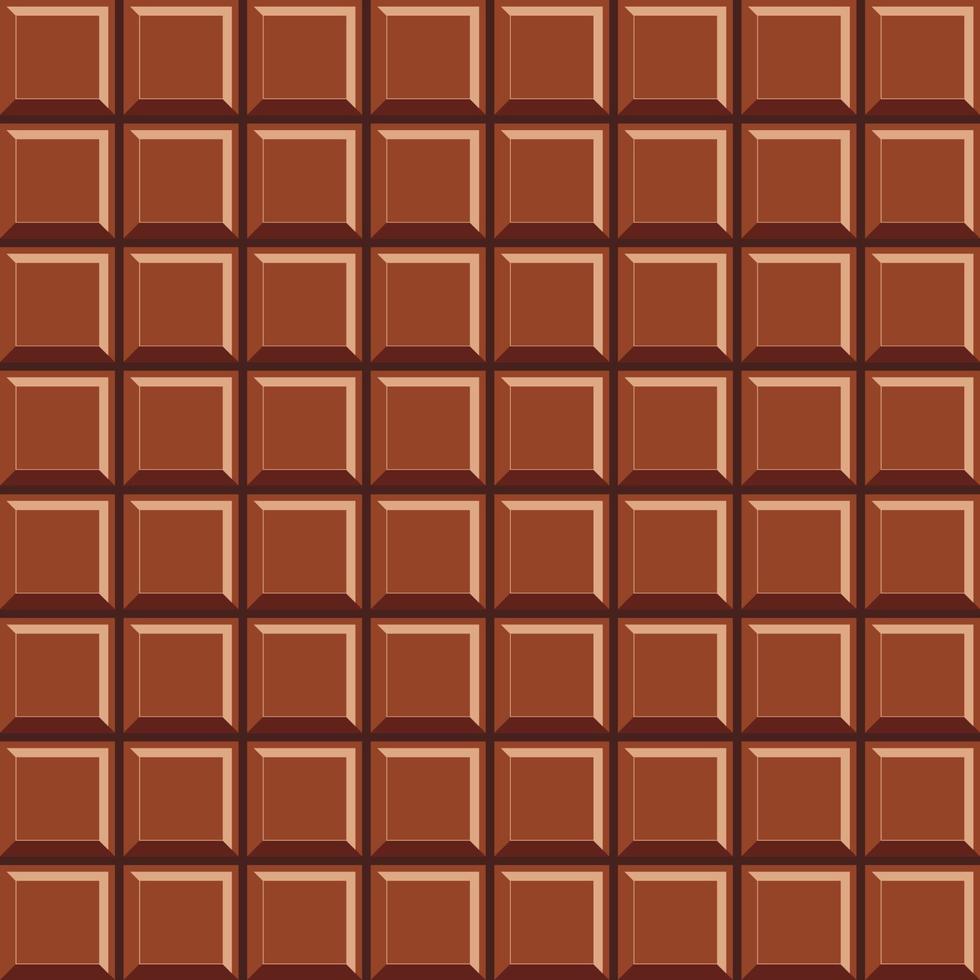 Chocolate bar seamless pattern. Chocolate Bar Pattern Background. Vector illustration