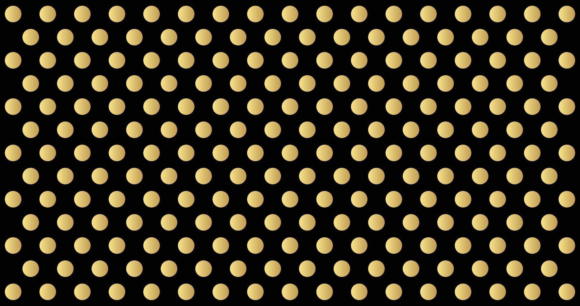 Gold polka dots pattern, colorful holiday background - vector abstract background