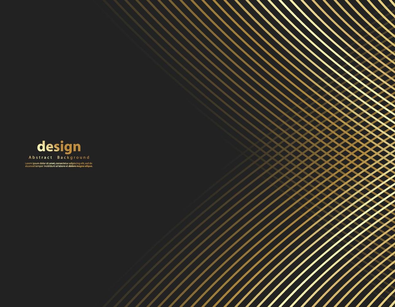 Abstract gold luxurious wave line background - simple texture for your design. gradient background. Modern decoration for websites, posters, banners, EPS10 vector