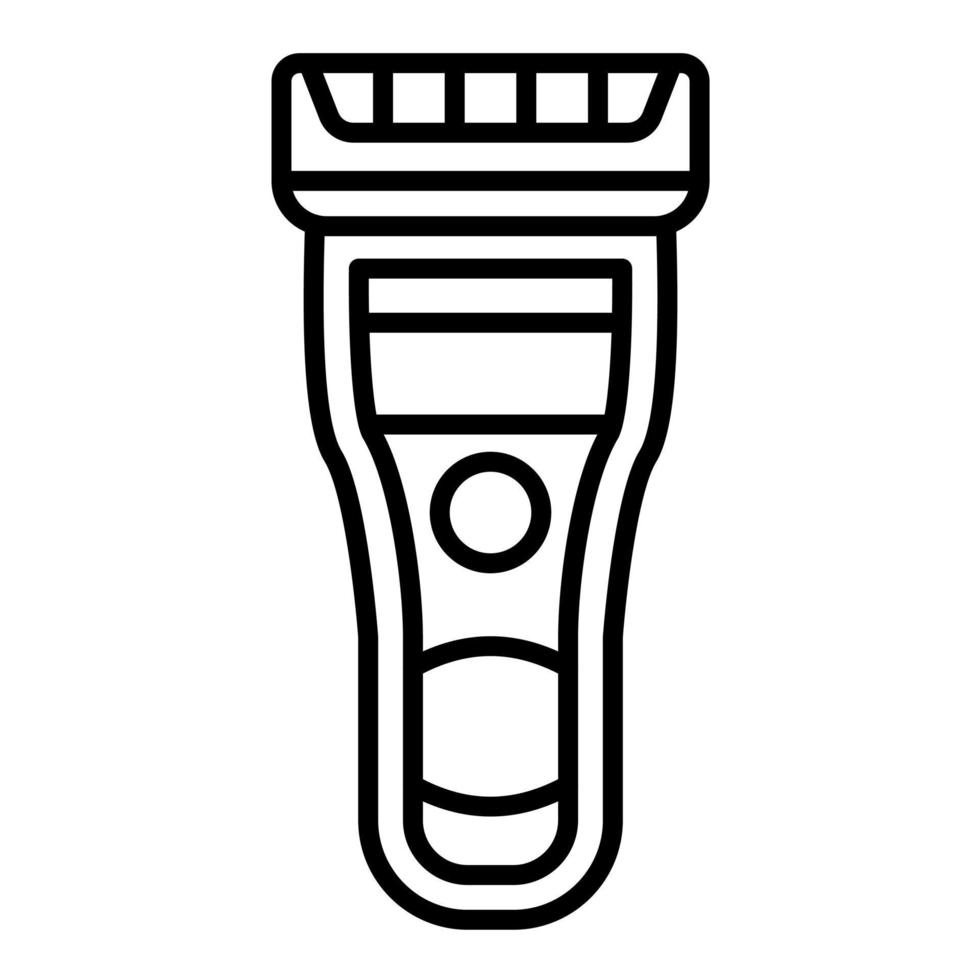 Electric Shaver Line Icon vector