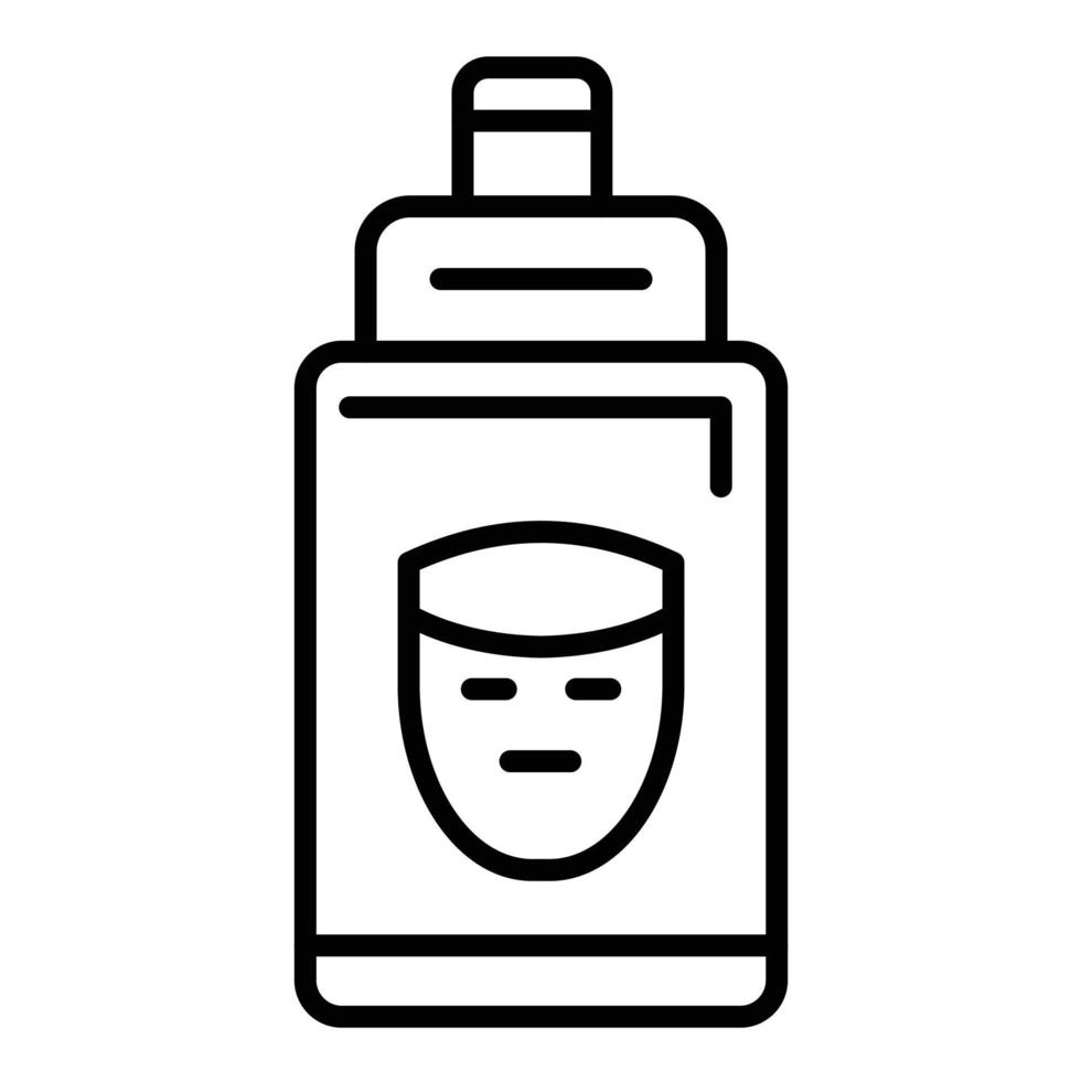 Poison Line Icon vector