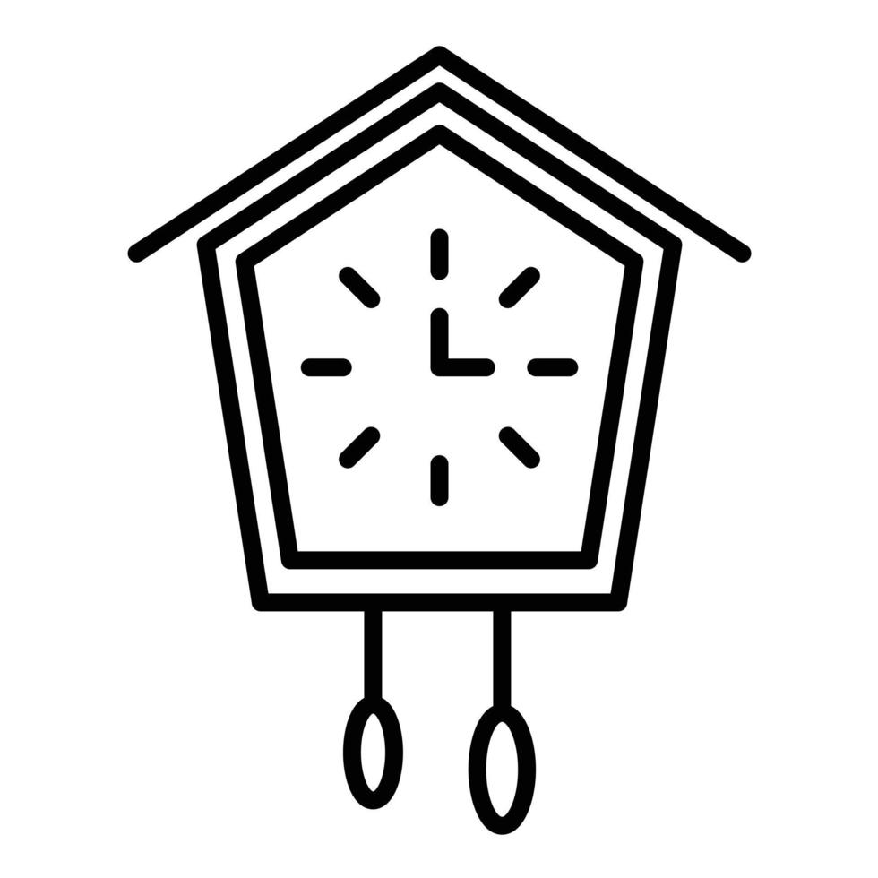 Cuckoo Line Icon vector