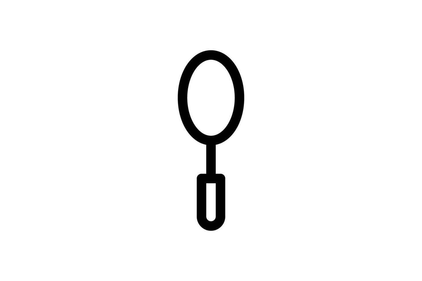 Spoon Kitchen Line Style Icon Free vector