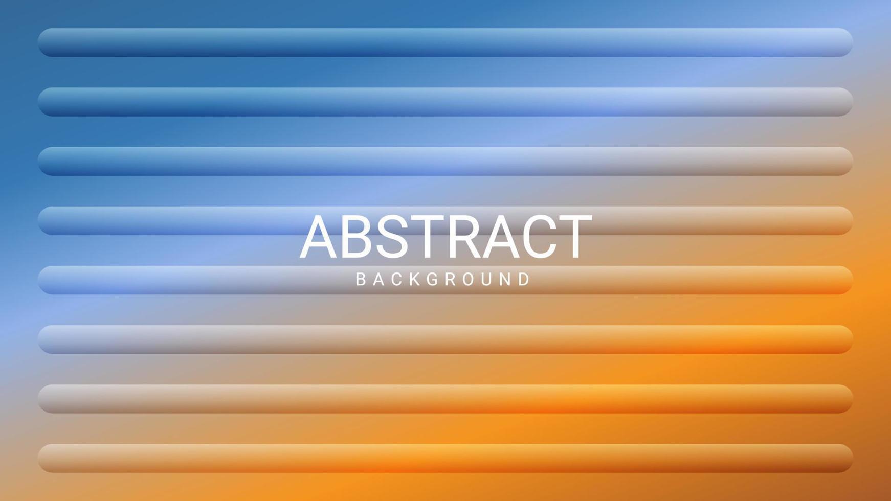 abstract background with blue and orange color gradation vector