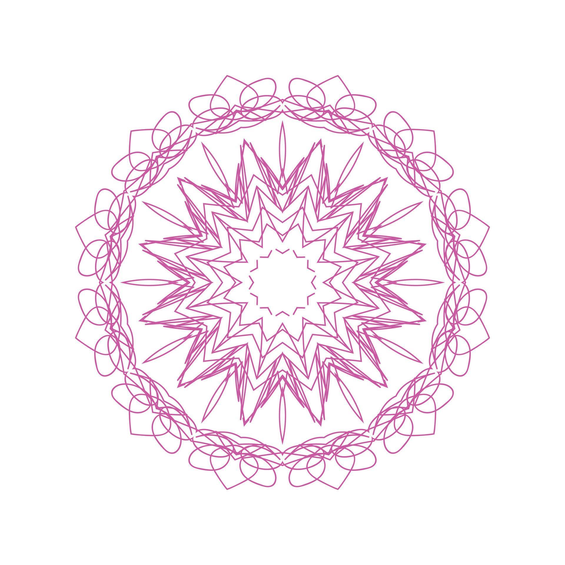 Creative Modern Pink Mandala Background 6331660 Vector Art at Vecteezy