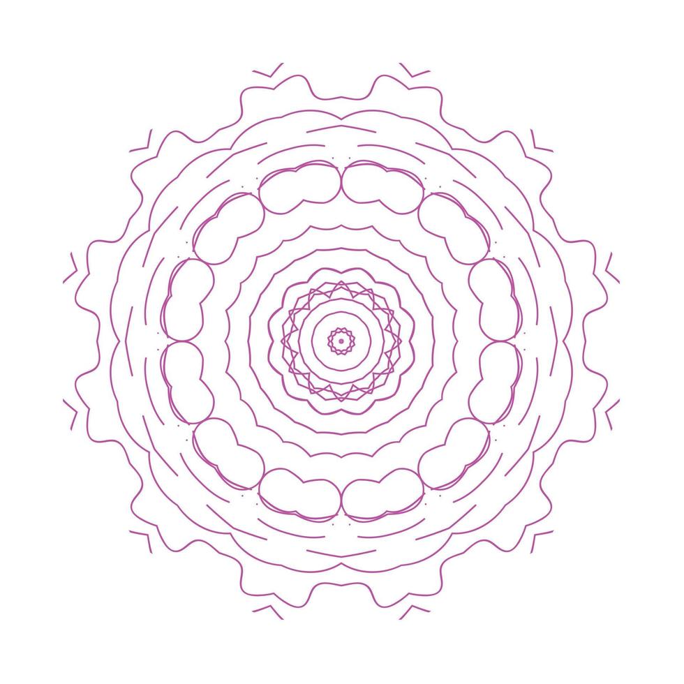 Creative Modern Pink Mandala Background vector