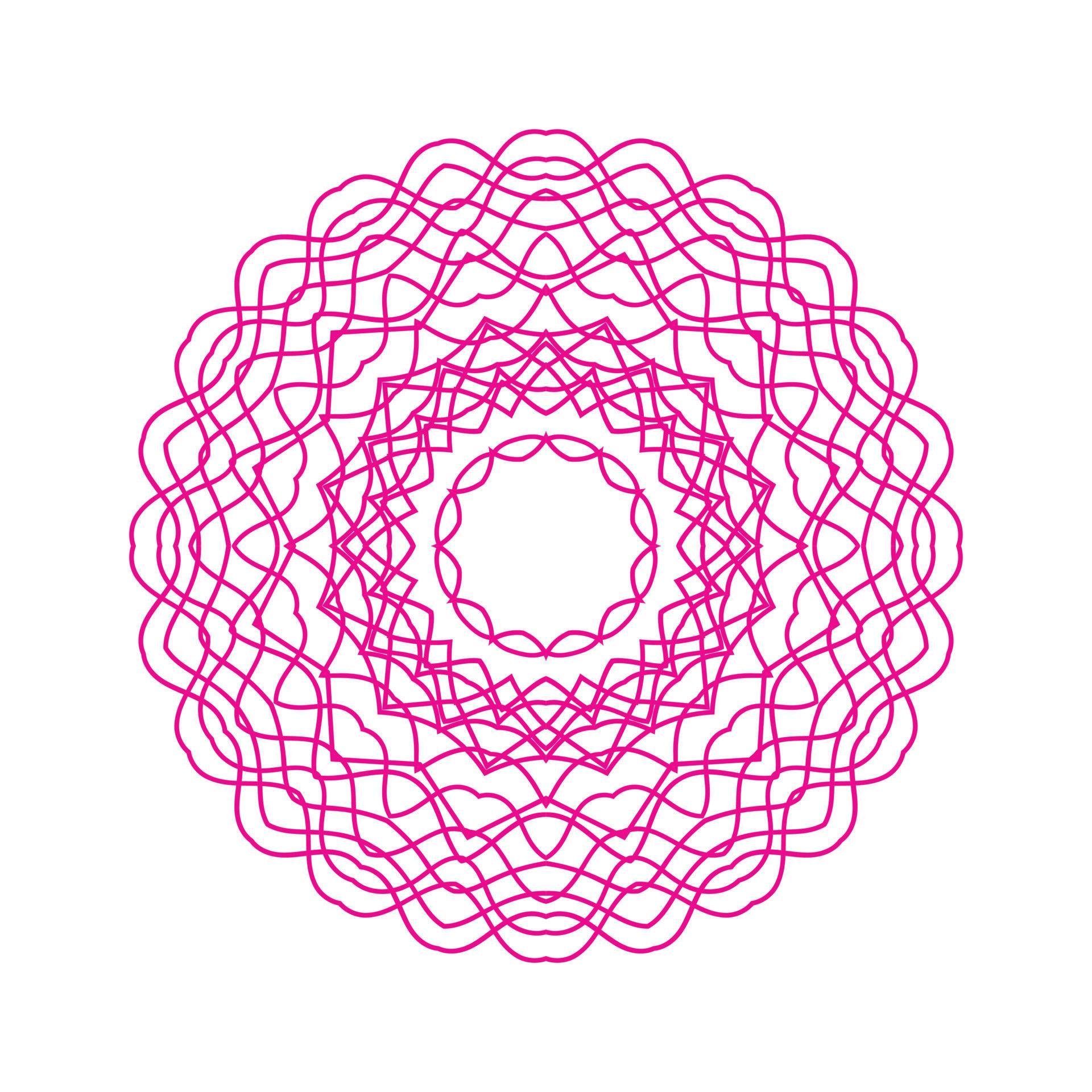 Creative Modern Pink Mandala Background 6331798 Vector Art at Vecteezy