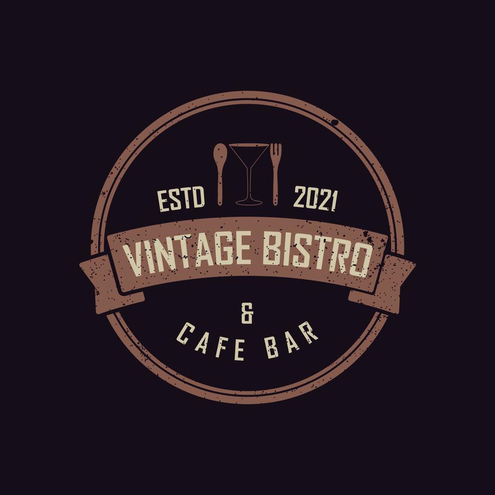 Classic Vintage Country Emblem Typography for Western Bar Restaurant Logo design inspiration vector