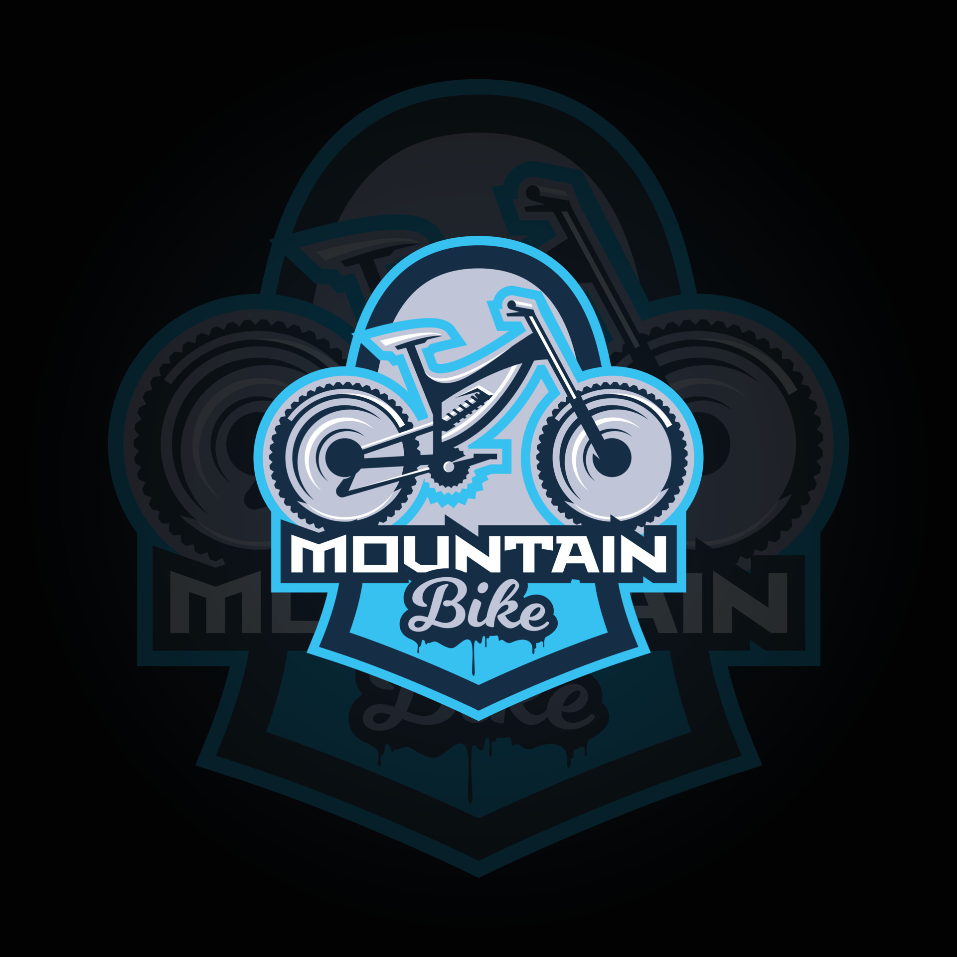 Mountain bike, bicycle E-sports Gaming logo vector. Gaming Logo. mascot  sport logo design. Gaming animal mascot vector illustration logo. mascot,  Emblem design for esports team 6332736 Vector Art at Vecteezy