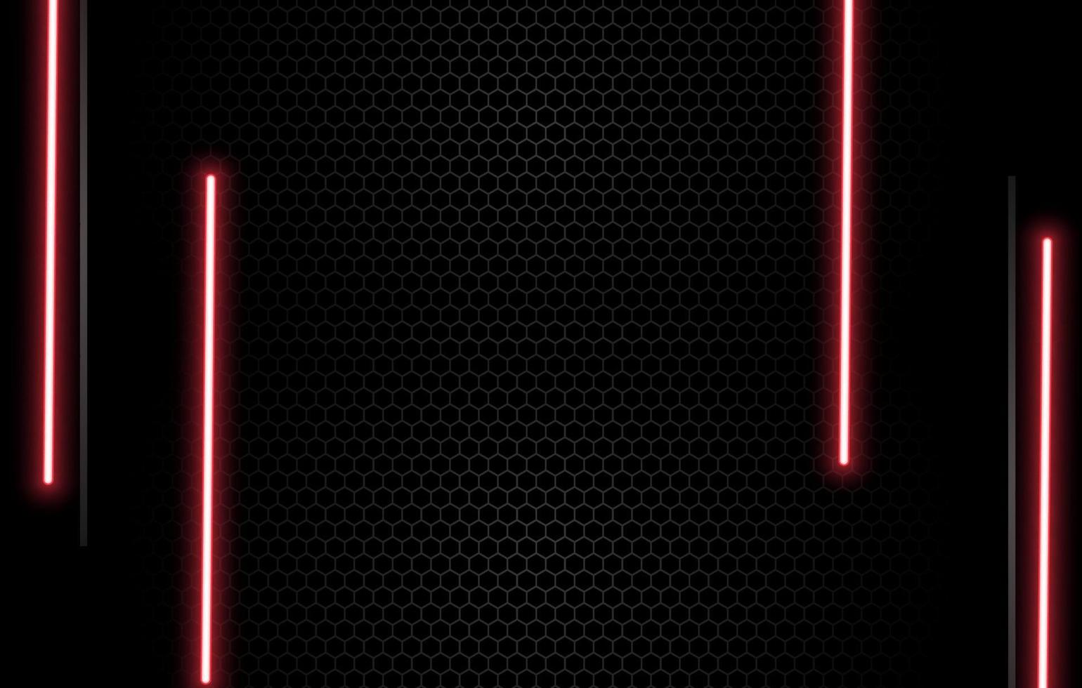 stylish neon with black net background design vector