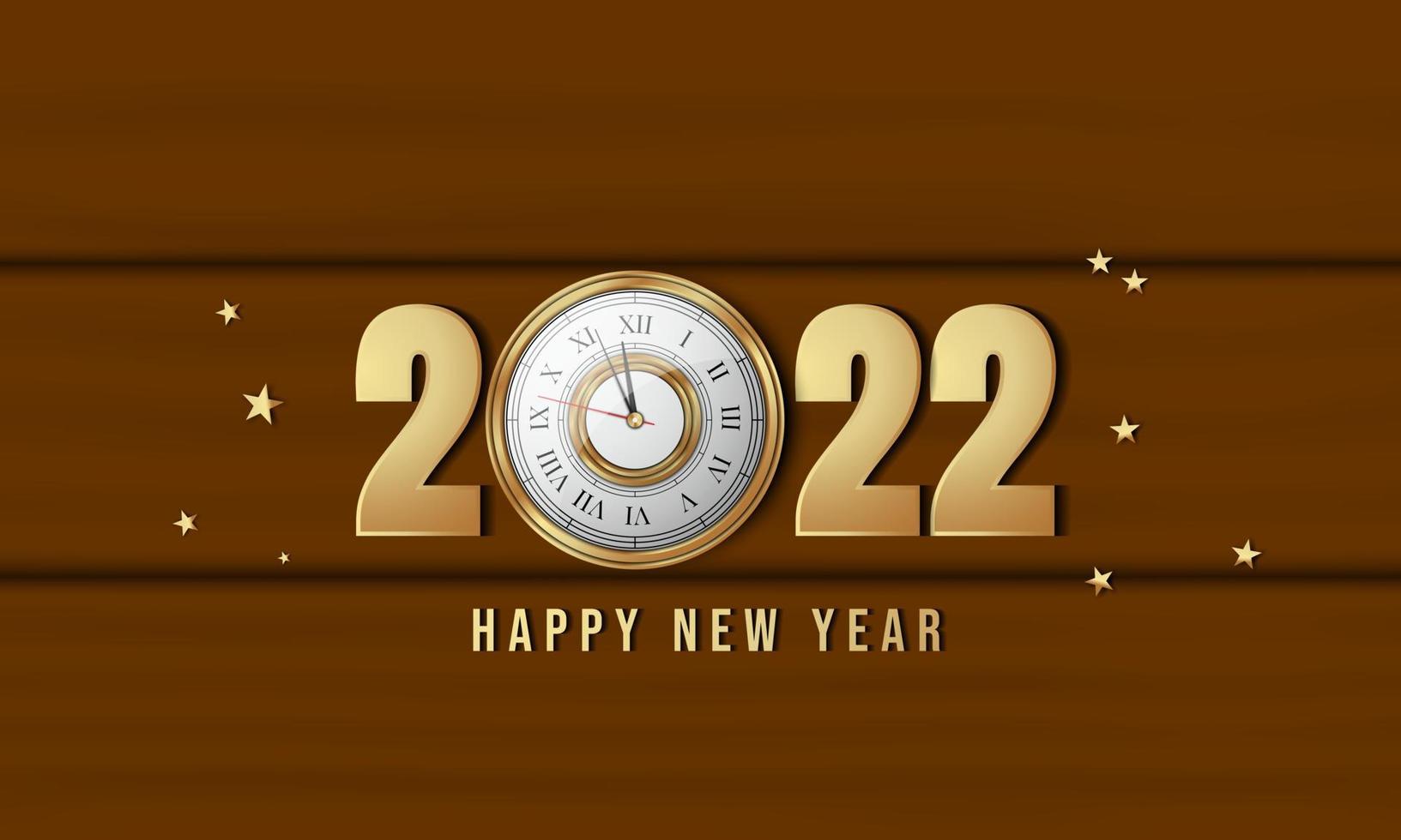 2022 Happy New Year Background Design. Vector Illustration.