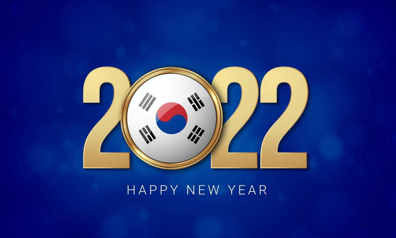 2022 Happy New Year Background Design. Vector Illustration.