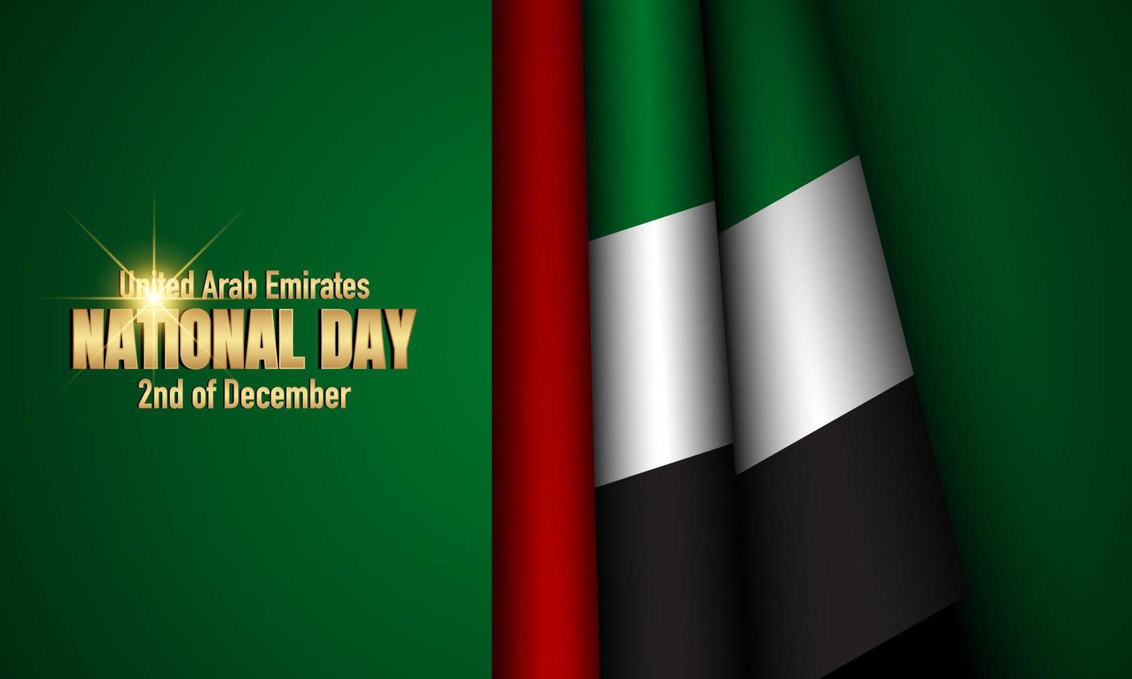 fondo del día nacional de los emiratos árabes unidos. vector