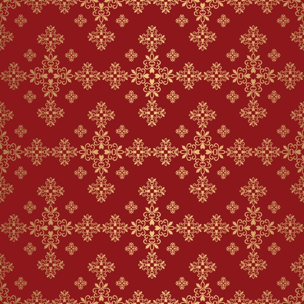 Decorative ornament seamless pattern background vector