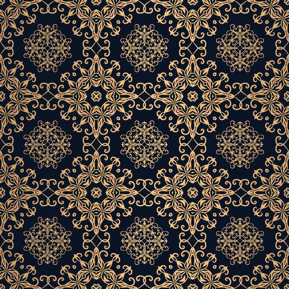 Decorative ornament seamless pattern background vector