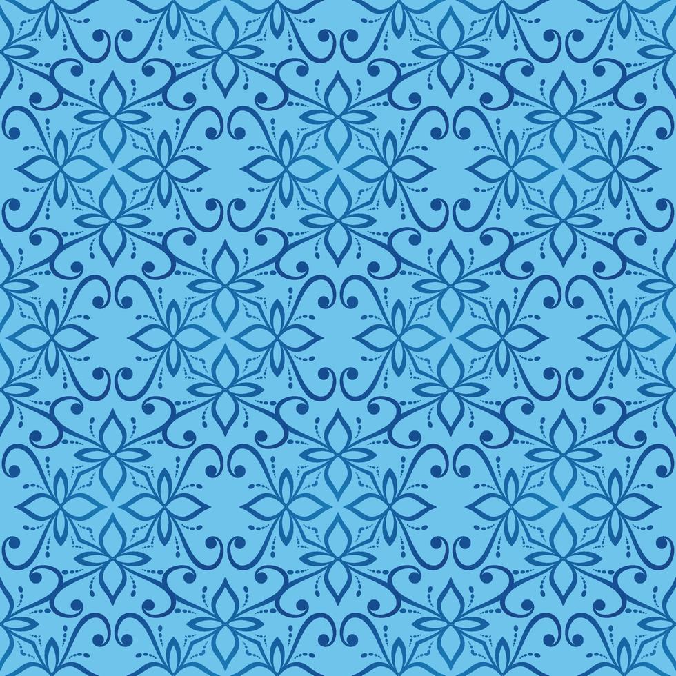 Decorative ornament seamless pattern background vector