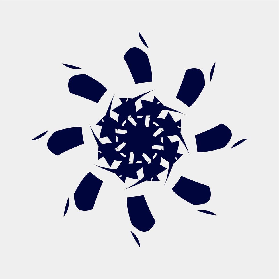 vector illustration of symmetrical and beautiful motifs for decoration or other suitable