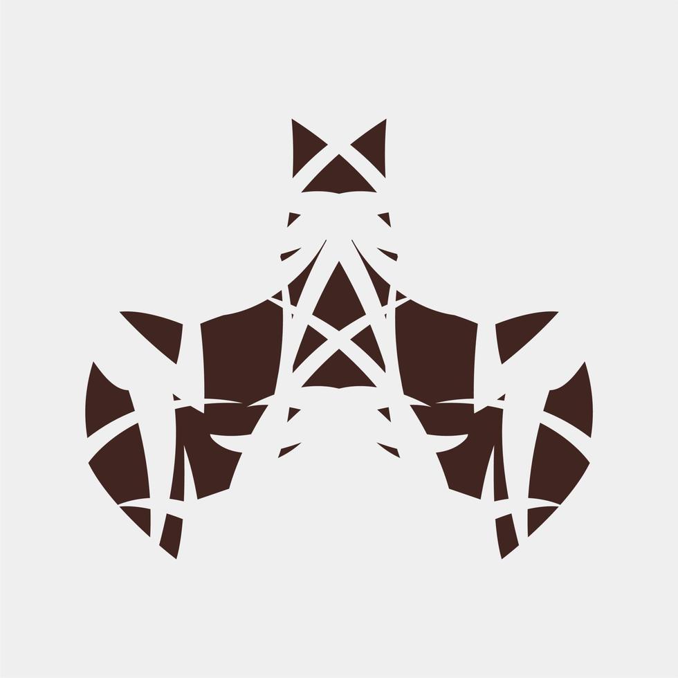 vector illustration of a unique and beautiful image, neat like a flower for decoration or others