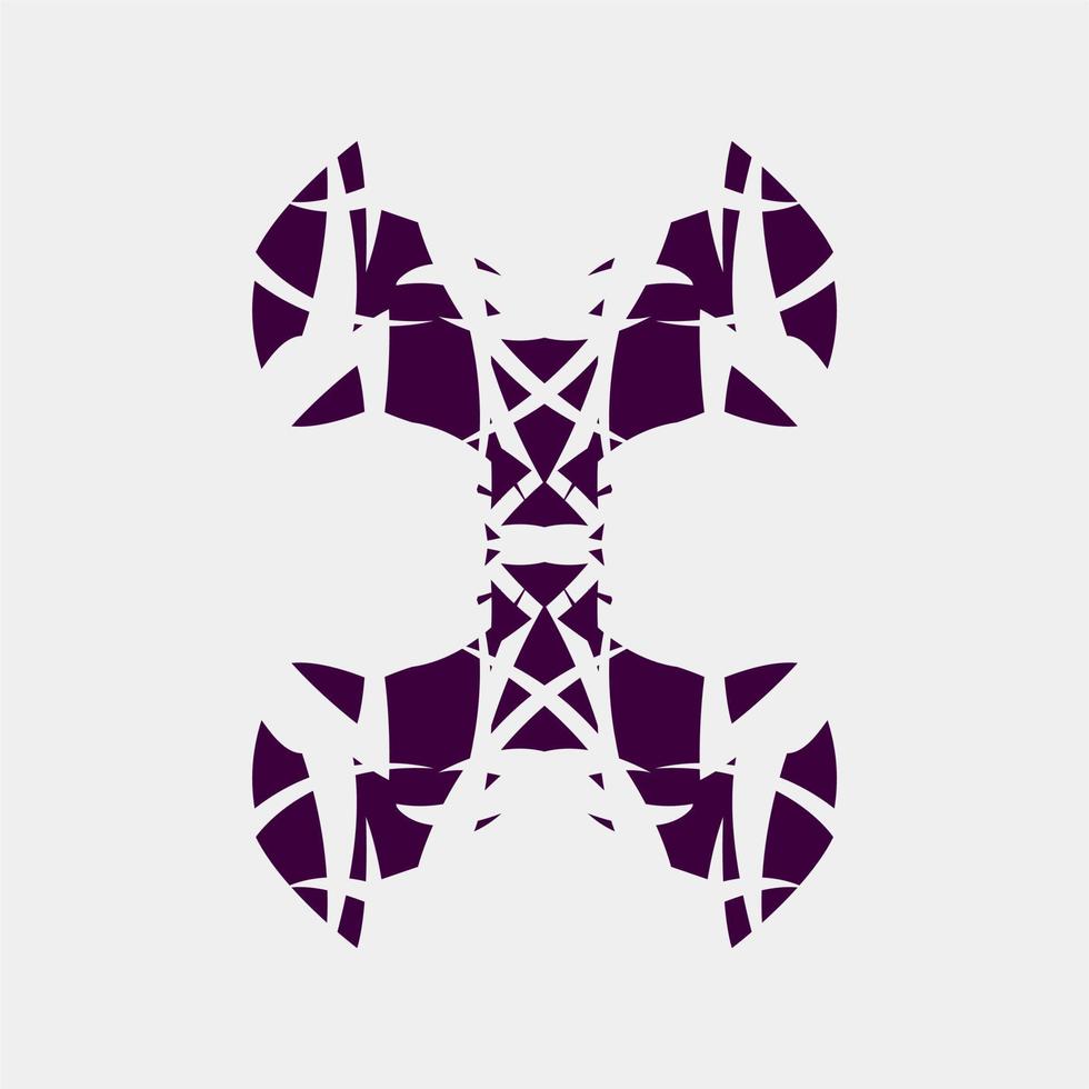 vector illustration of a unique and beautiful image, neat like a flower for decoration or others