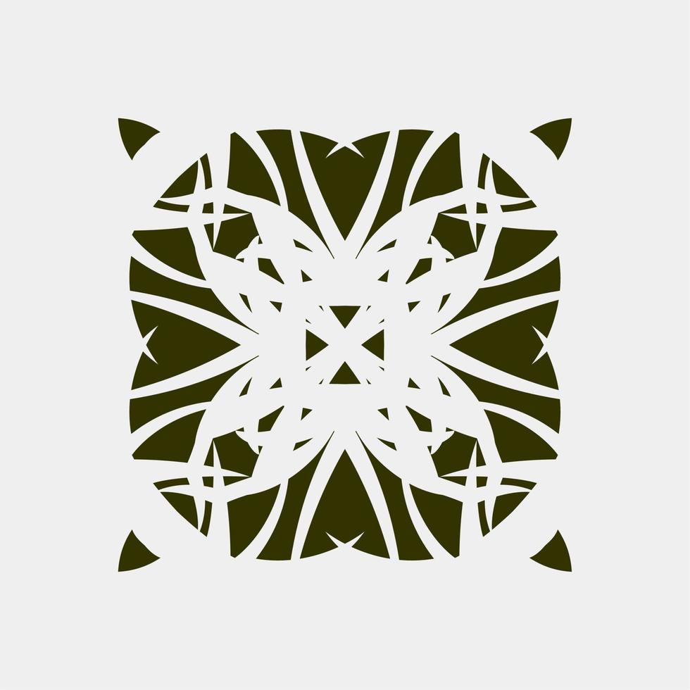 vector illustration of beautiful and beautiful ornament motifs for walls or others