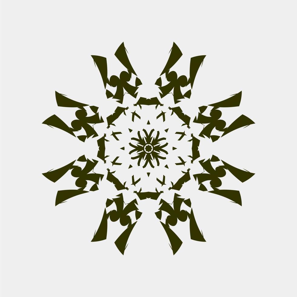 vector illustration of beautiful and beautiful floral motifs for decoration of dungars or cloth ornaments