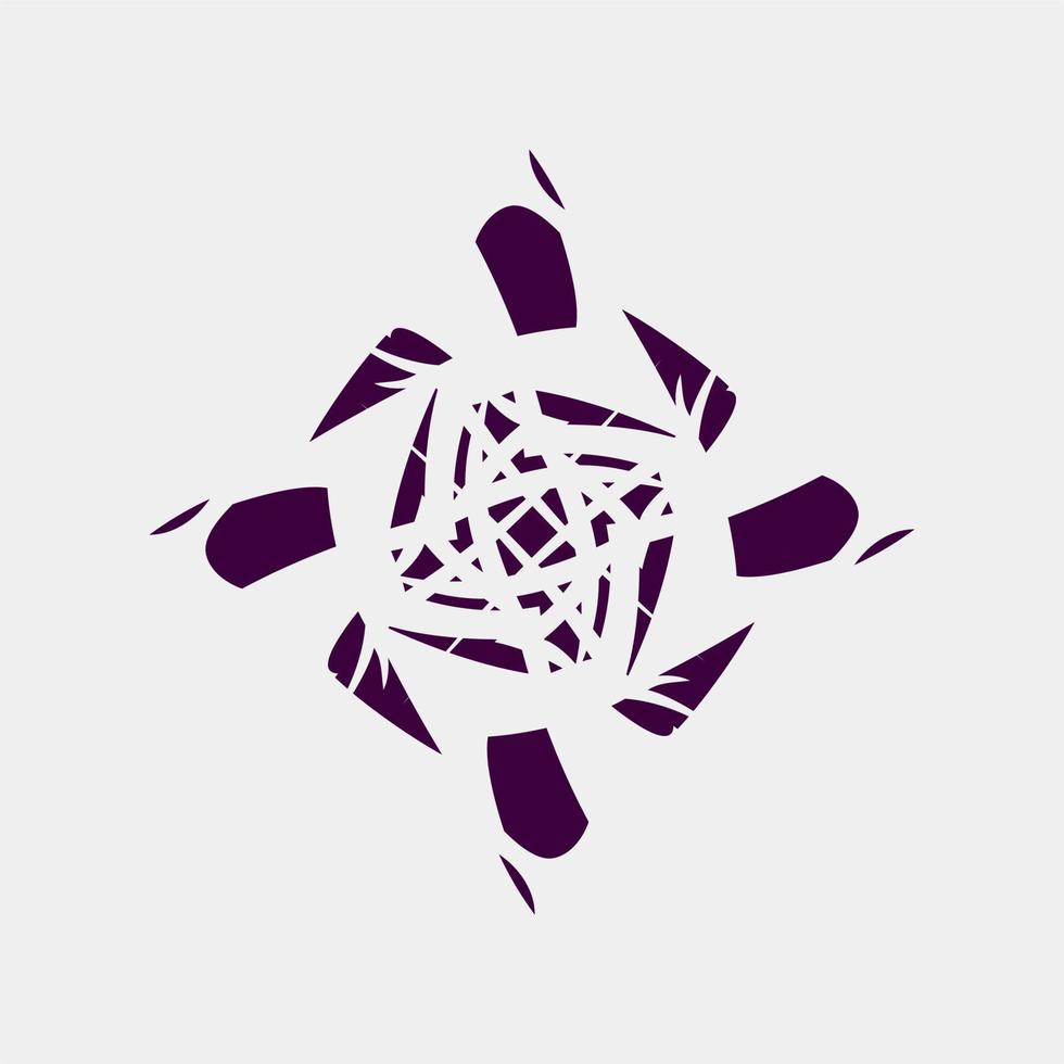 vector illustration of beautiful motifs such as flowers or fans for decoration