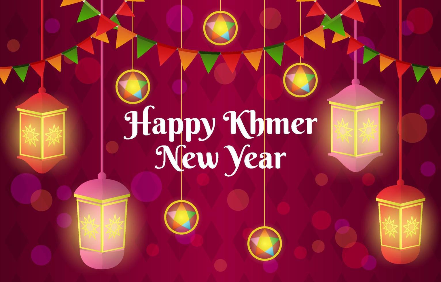 Khmer New Year Background vector