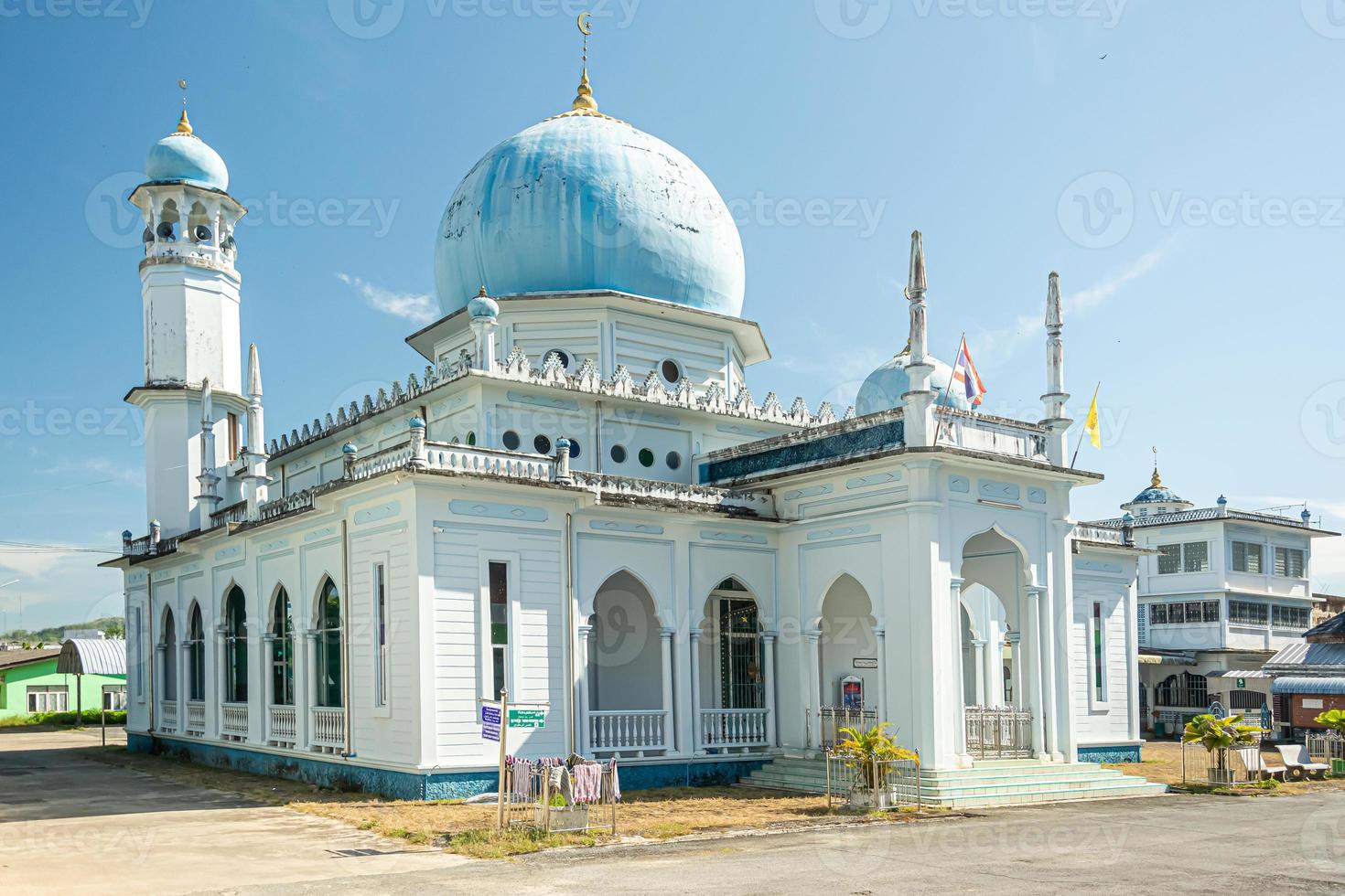 la mezquita central de betong masjid klang de la ciudad de betong foto