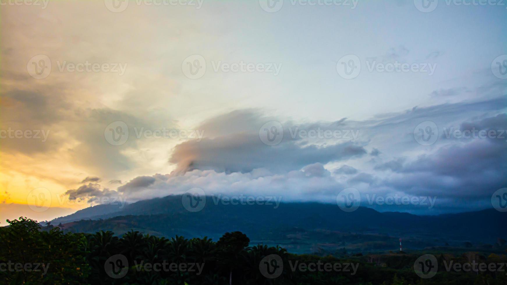 Landscape of mountain in krabi province Thailand photo