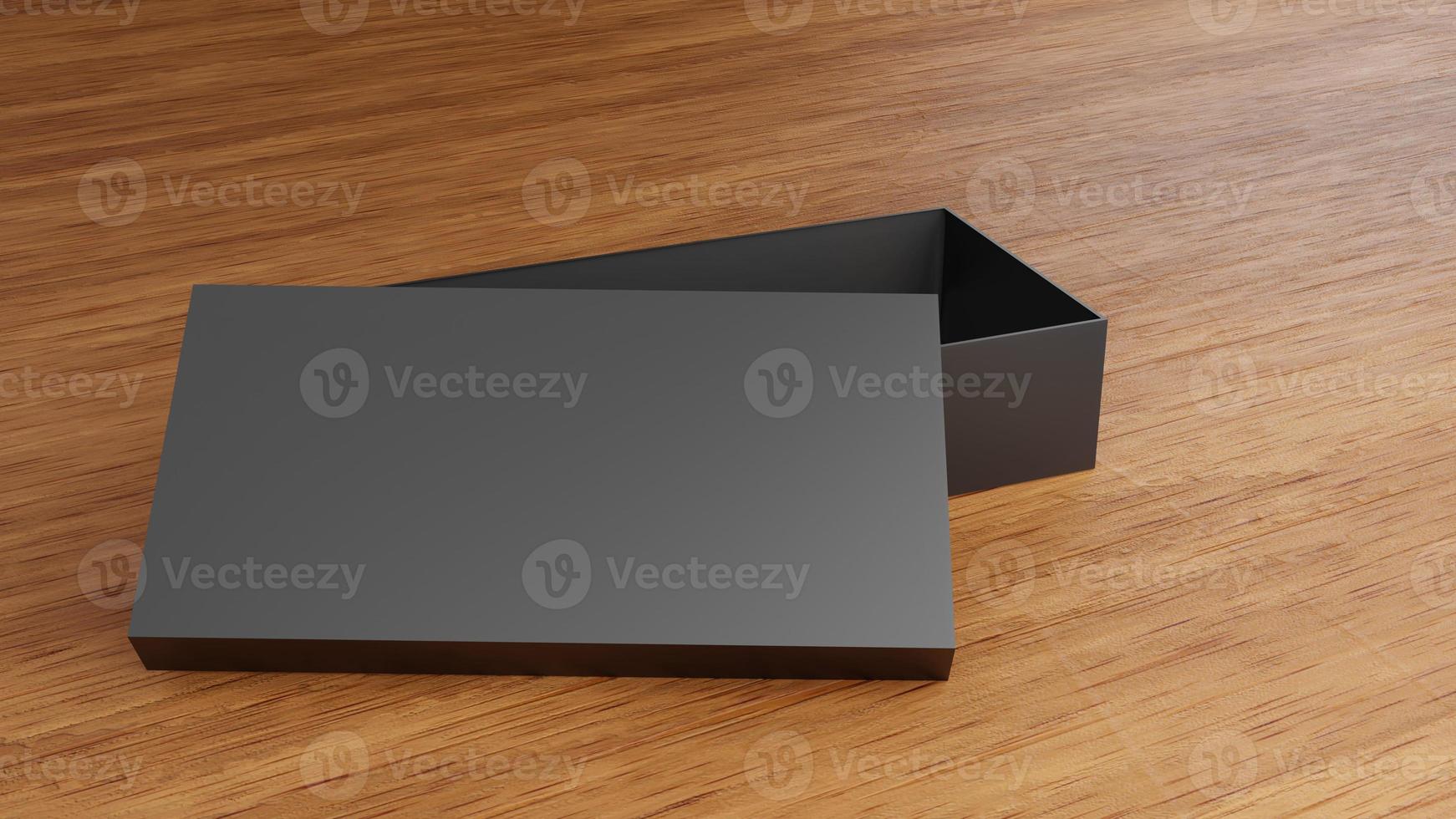 Box Mockups blank packaging box 3d rendering photo